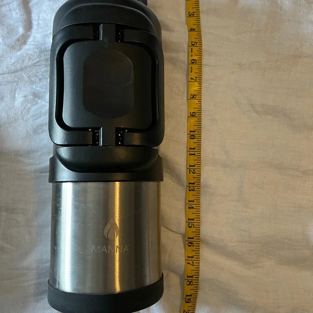 Manna Titan Stainless Steel Container with Black Base 4L. Double Wall. - Picture 10 of 10